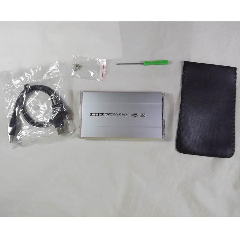 2.5 SATA / IDE to USB 2.0 & SATA External Aluminum HDD Silver Caddy VISTA MAC